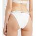 Tommy Hilfiger γυναικείο μαγιό bikini bottom σε άσπρο χρώμα,κανονική γραμμή,100%polyester UW0UW04135 YCF